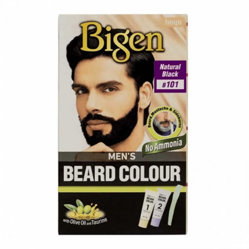 Bigen Men's Beard Color - Natural Black B101