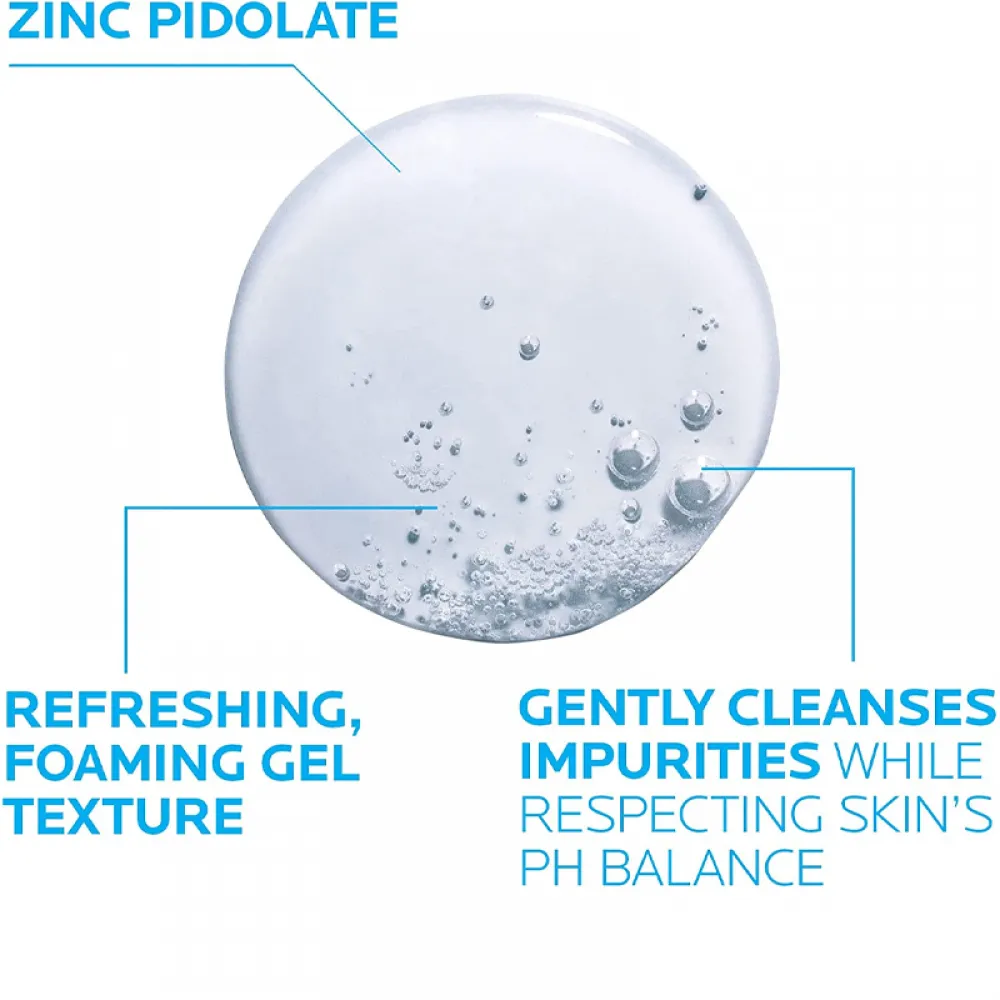 La Roche-Posay Effaclar Purifying Foaming Gel Cleanser for Oily Skin,200