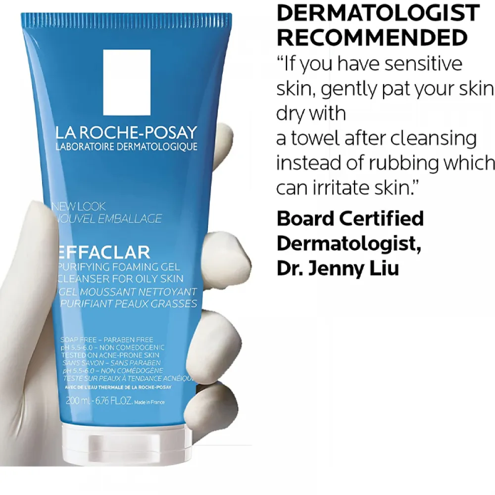 La Roche-Posay Effaclar Purifying Foaming Gel Cleanser for Oily Skin,200
