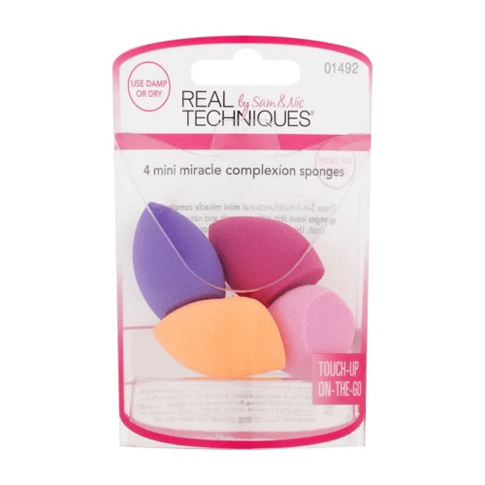 Real Techniques Mini Miracle Complexion Sponge - 4 Pieces