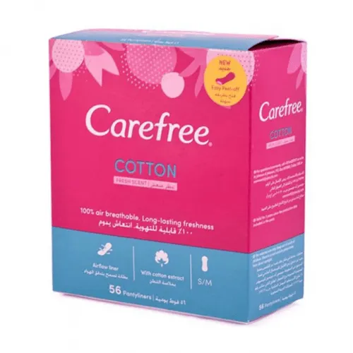 Carefree Cotton Unscented Pantyliners - 56 Pantyliners