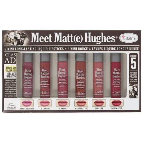 theBalm Meet Matte Hughes 6 Mini Long Lasting Liquid Lipsticks