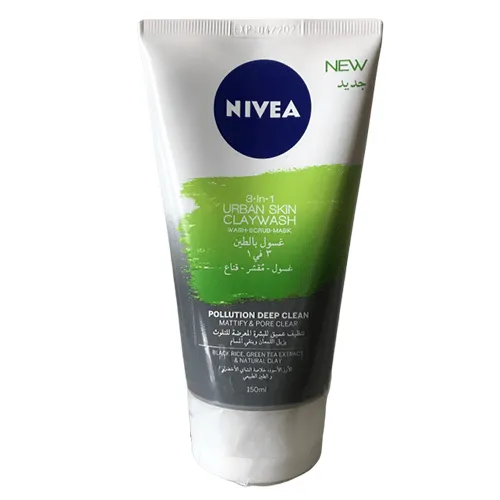 Nivea 3 in 1 Urban Skin Clay Wash - 150ml