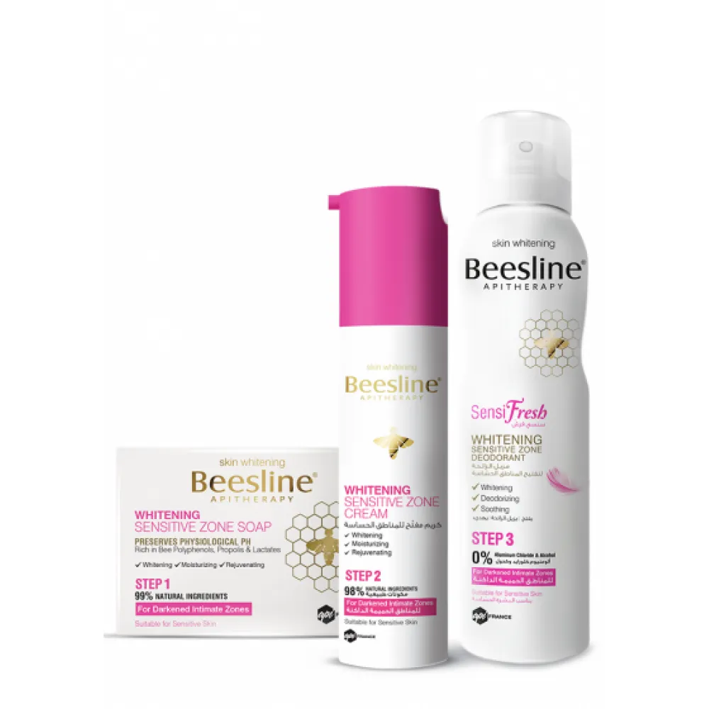 Beesline Whitening Intimate Zone Routine 3 Pieces, Multicolour