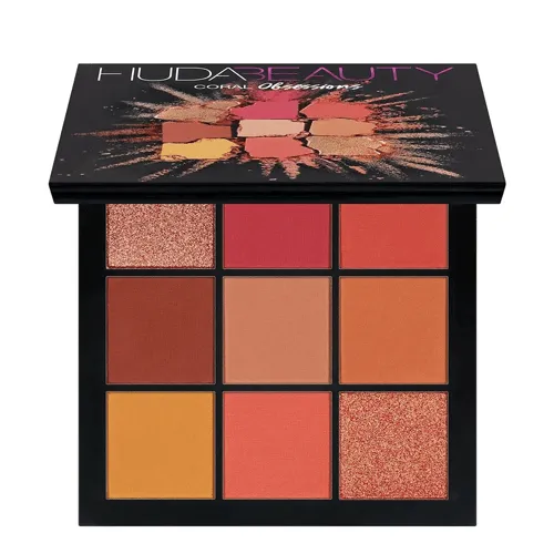 Huda Beauty Coral Obsessions Eyeshadow Palette Coral