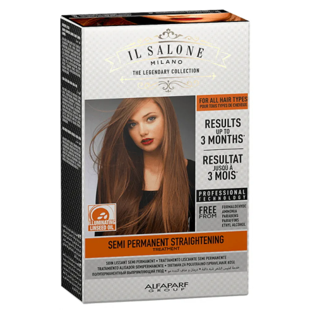 IL SALONE MILANO Semi Permanent Straightening Treatment for All Hair Types