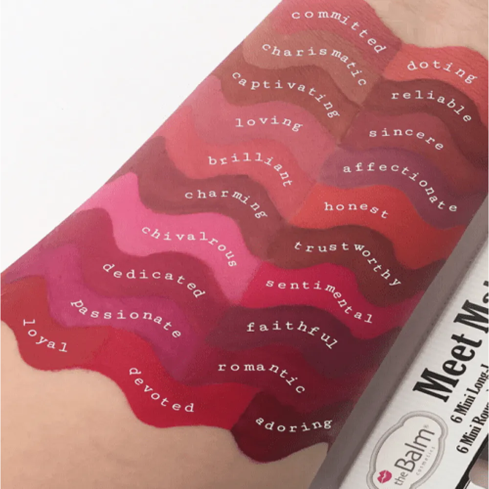 theBalm Meet Matte Hughes Set of 6 Mini Lipsticks - Vol.4