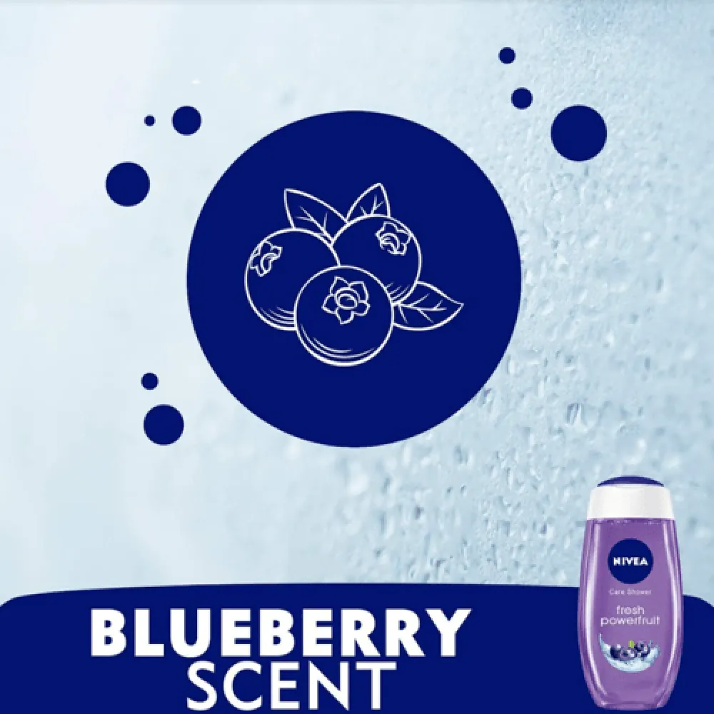 Nivea Fresh Powerfruit Shower Gel - 250ml