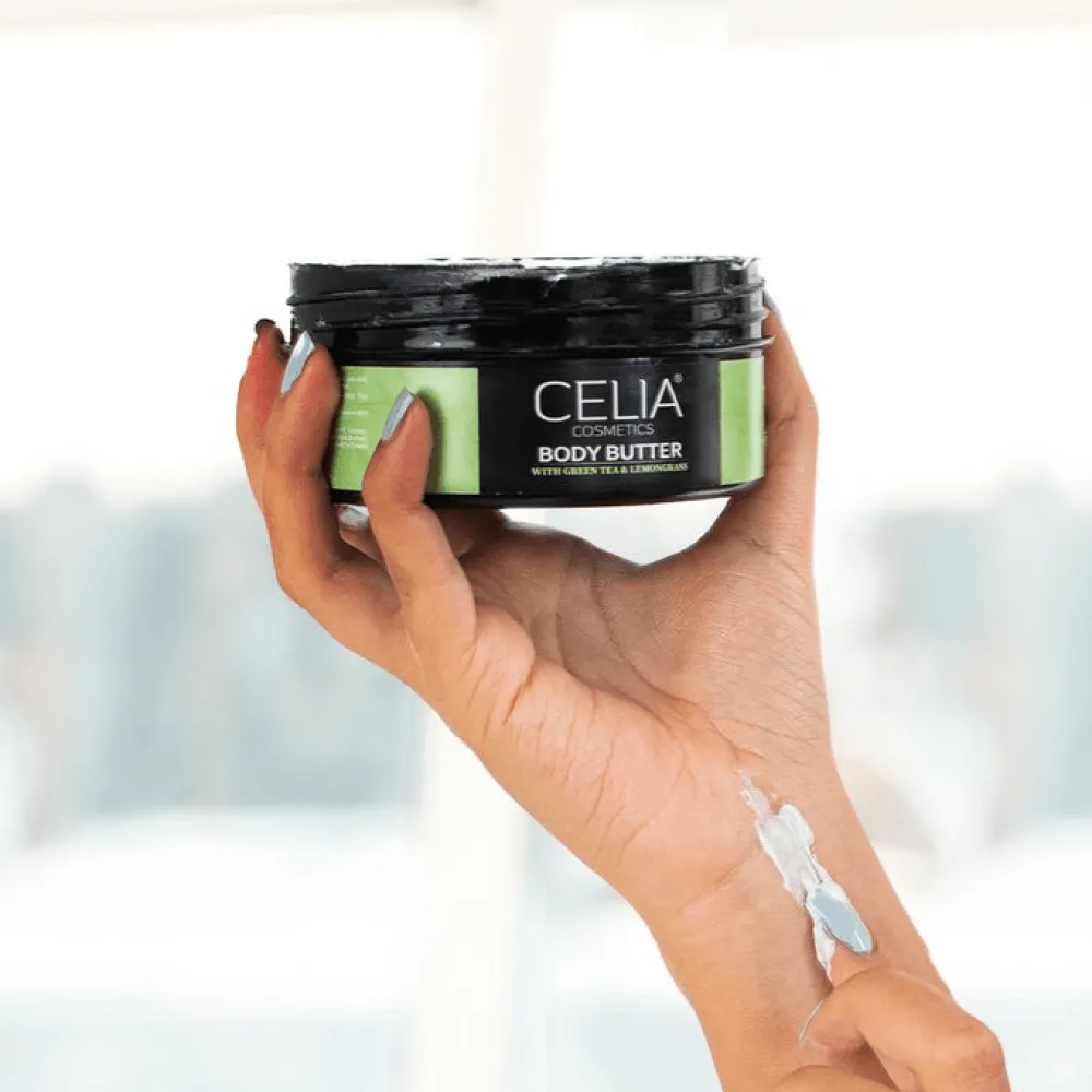 Celia Shea Butter Green Tea & Lemon Grass Face & Body - 300g
