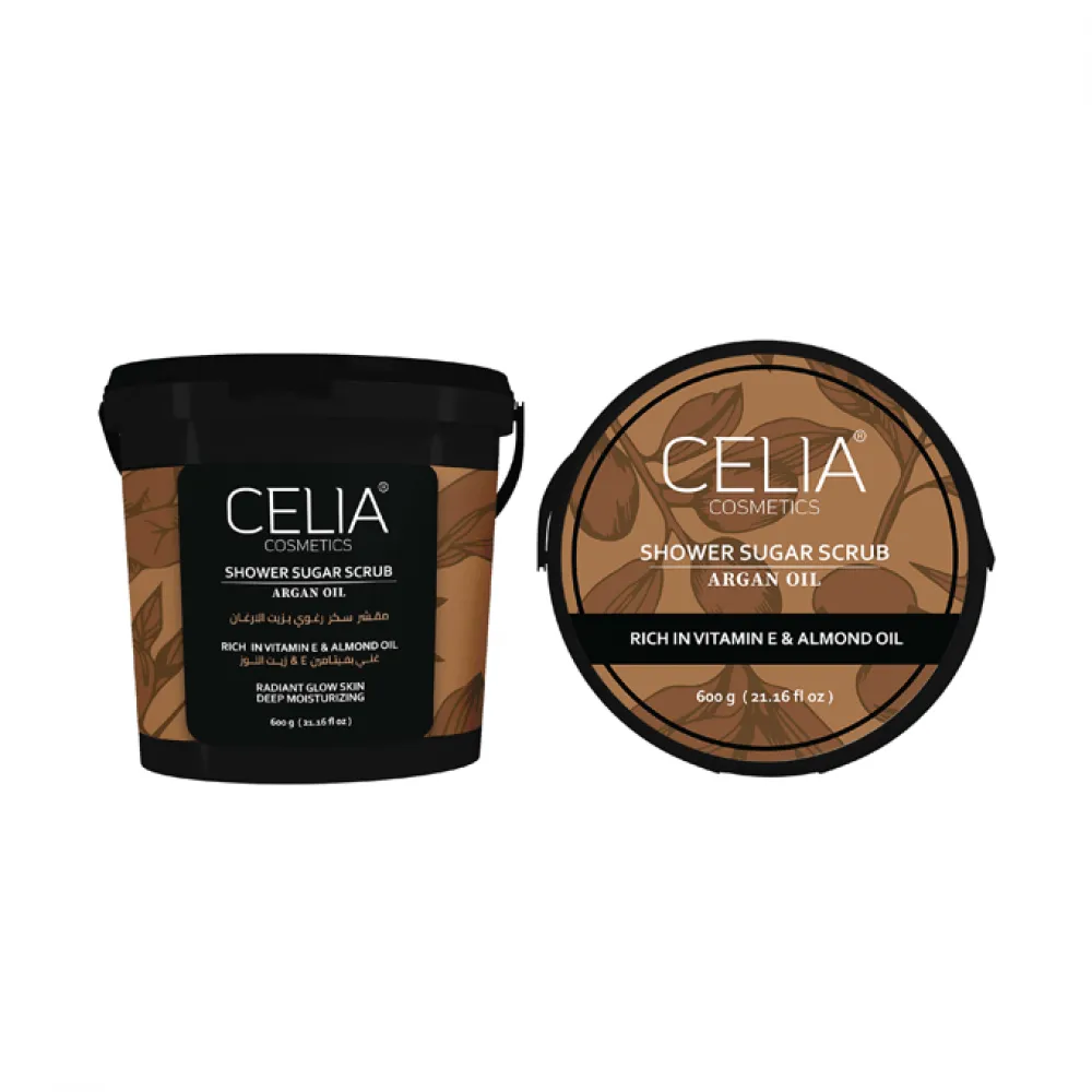 Celia Shower Sugar Scrub Argan Oil - 600 gm