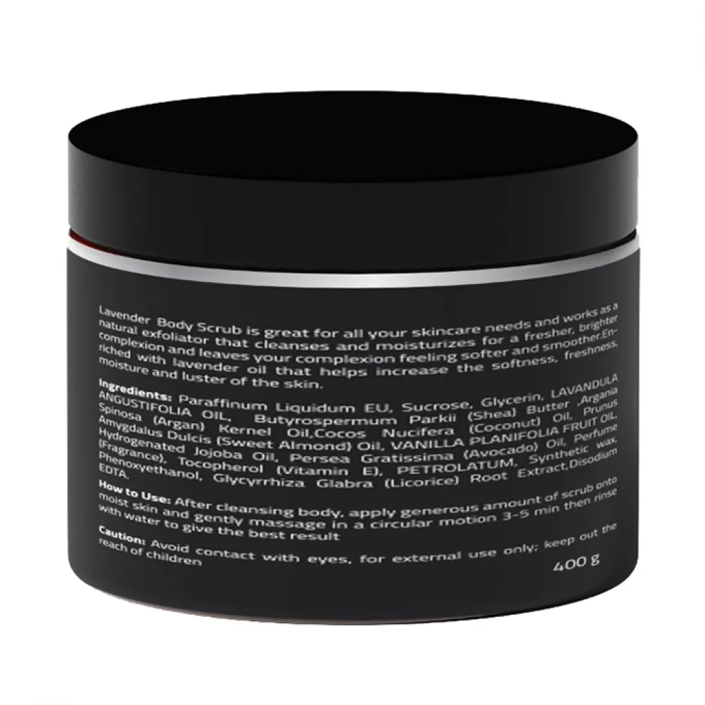 Celia Body Oil Sugar Scrub with Lavender - 400gm