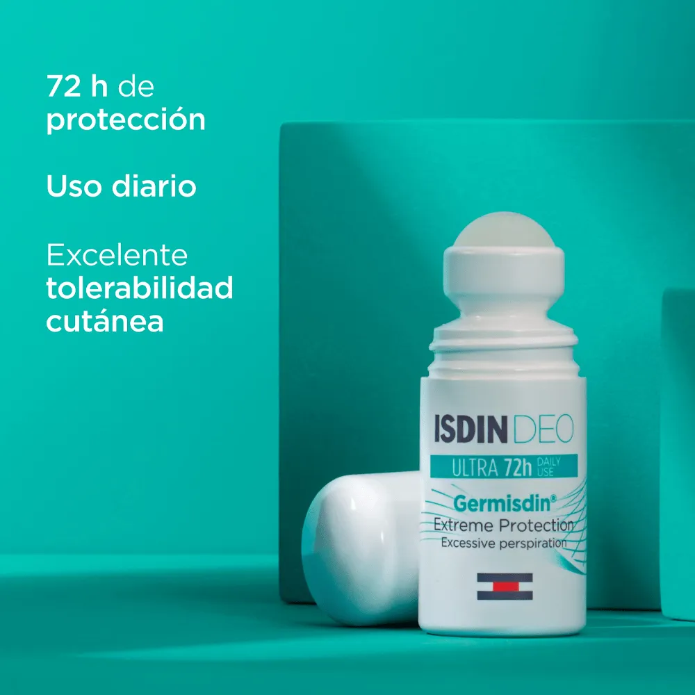 ISDIN Ultra 72h Germisdin Roll-On Deodorant - 40ml