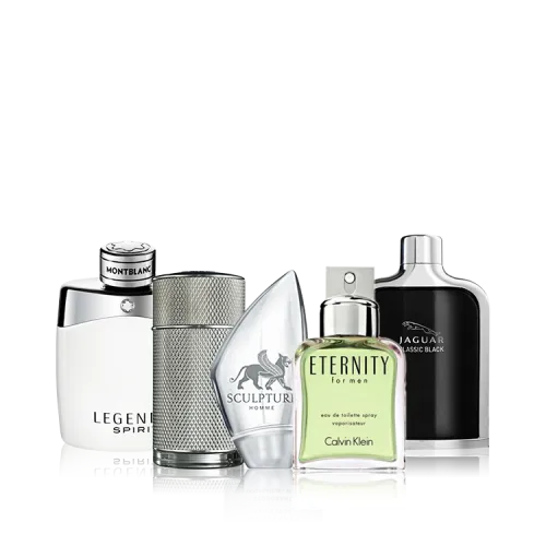 A total of 5 pieces of elegant men's perfumes